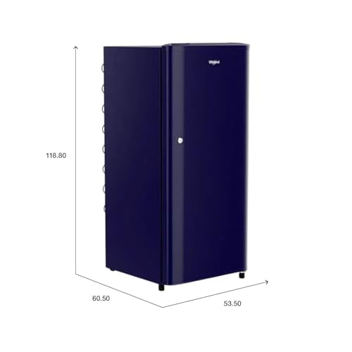 Whirlpool 184 L 2 Star Direct-Cool Single Door Refrigerator (205 WDE CLS 2S SAPPHIRE BLUE-Y, Blue, 2026 Model)