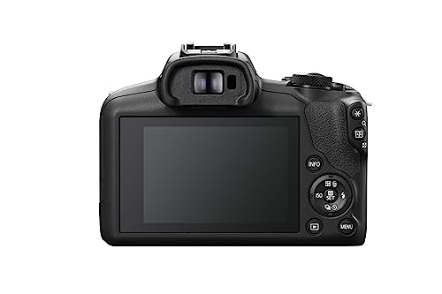 Canon EOS R100 24.1 MP Mirrorless Camera (Black) with RF-S18-45mm f/4.5-6.3 is STM Optical Zoom Lens | 4k Video