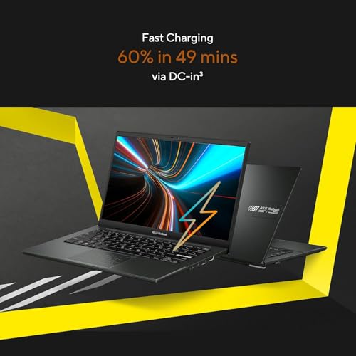 ASUS Vivobook Go 14, AMD Ryzen 5 7520U, 16GB RAM, 512GB SSD, FHD, 14", 60Hz,42WHrs, Windows 11, M365 Basic (1Year)*,Office Home 2024, Mixed Black, 1.38 kg, E1404FA-EB774WS, Thin & Light Laptop