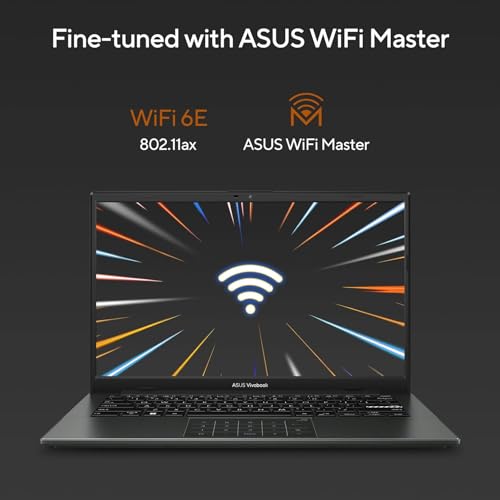 ASUS Vivobook Go 14, AMD Ryzen 5 7520U, 16GB RAM, 512GB SSD, FHD, 14", 60Hz,42WHrs, Windows 11, M365 Basic (1Year)*,Office Home 2024, Mixed Black, 1.38 kg, E1404FA-EB774WS, Thin & Light Laptop