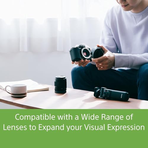 Sony Alpha ZV-E10K (Previously ZV-E10L) with Upgraded SELP1650 (Ver 2) Power Zoom Lens | 24.2 MP Interchangeable-Lens Mirrorless vlog Camera, Made for Creators |APS-C Sensor 4K Movie Recording-Black