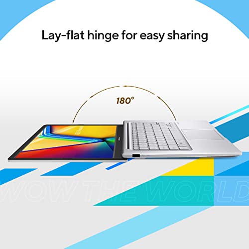 ASUS Vivobook 14 (2025),13th Gen, Intel Core i3-1315U, 8GB RAM, 512GB SSD, FHD, 14", (35.5 cm) Windows 11 Home, M365 Basic(1 Year)* Office 2024,Cool Silver,1.4 Kg, X1404VA-EB321WS, Thin & Light Laptop