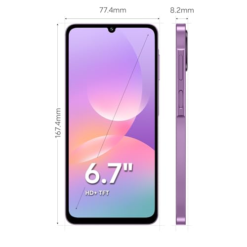 Samsung Galaxy M17e 5G Mobile (Vibe Violet, 4GB RAM, 128GB Storage) | Smoothest 120 Hz Refresh Rate| Monster 6000 mAh Battery | IP54 | 6 Gen OS Upgrades | AI | Gemini Live | Without Charger