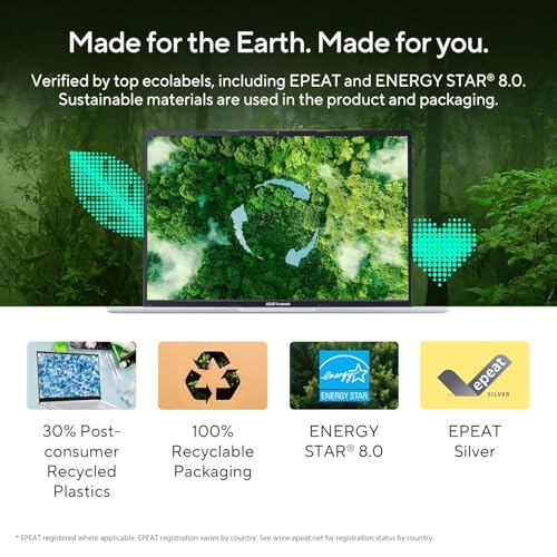 ASUS Vivobook 16, 13th Gen, Intel Core i5-13420H,16GB RAM,512GB SSD,FHD (1920 x 1200) OLED,Win 11,M365 Basic (1Year)*,Backlit Keyboard,Office 2024,Silver,1.88 kg,X1605VA-SH1952WS, Thin & Light Laptop