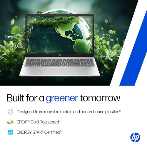 HP 15, Intel Core Ultra 5 125H (16GB DDR5, 1TB SSD) FHD, IPS, 15.6''/39.6cm, Win11, M365 Basic(1yr)*Office24, Silver, 1.65kg, fd1354TU, Intel Arc Graphics, FHD Camera w/Shutter, AI Powered Laptop