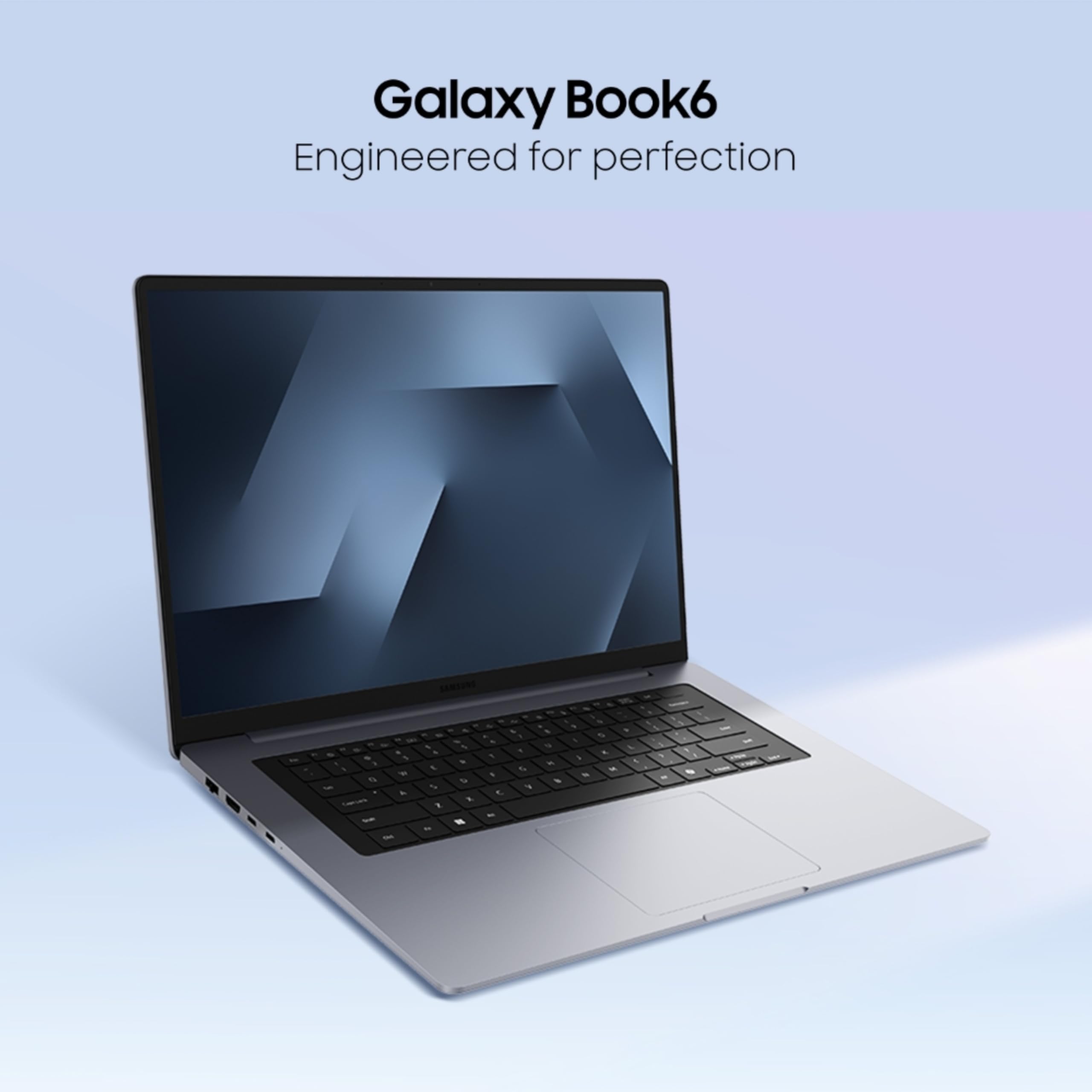 Samsung Galaxy Book6 (Gray, 16GB RAM, 512GB SSD) | Intel Core Ultra 7 (Series 3) | 16" WUXGA+ Display with Touchscreen | 24Hrs Battery Life | 120 Hz Refresh Rate | Dolby Atmos Stereo Speakers | AI PC