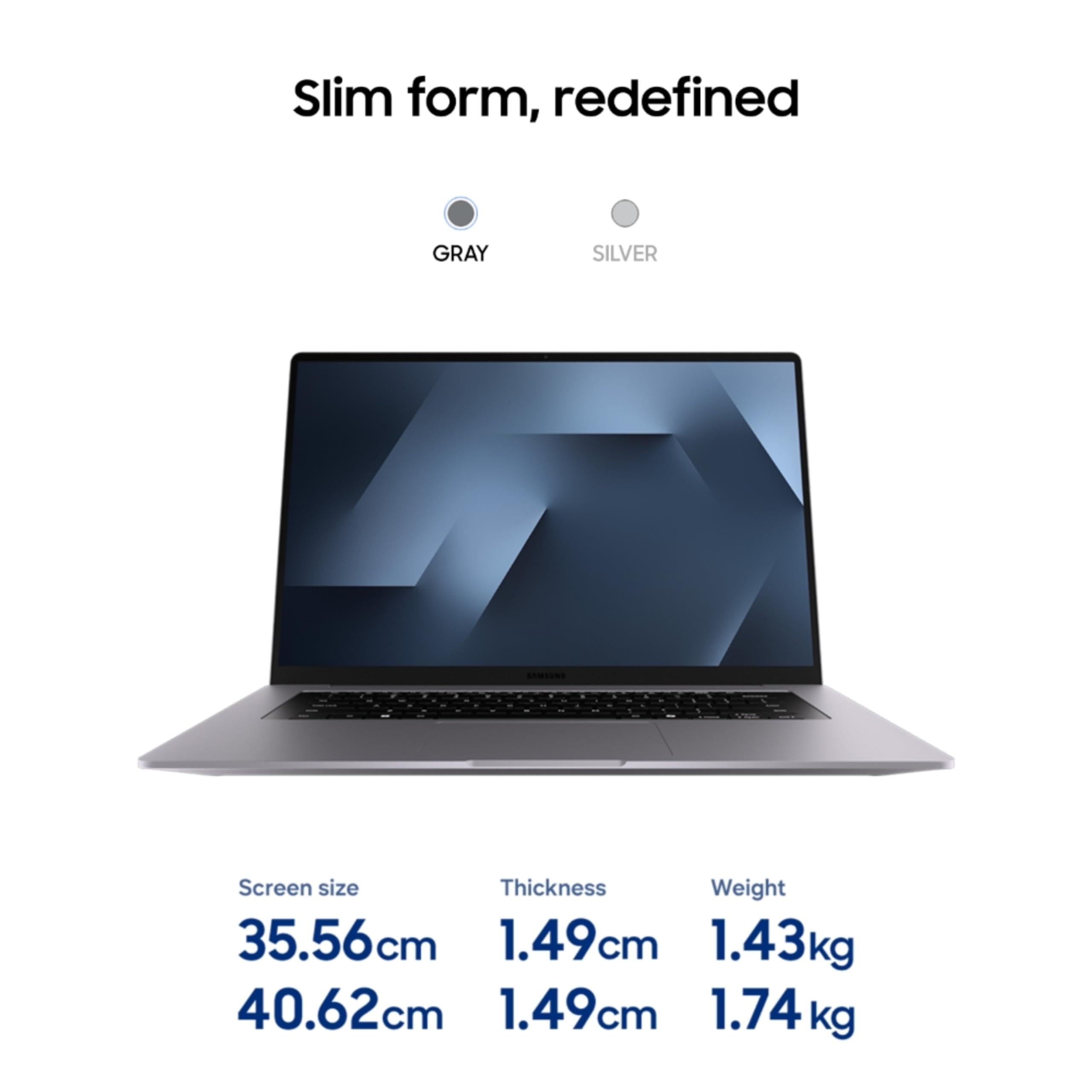 Samsung Galaxy Book6 (Gray, 16GB RAM, 512GB SSD) | Intel Core Ultra 7 (Series 3) | 16" WUXGA+ Display with Touchscreen | 24Hrs Battery Life | 120 Hz Refresh Rate | Dolby Atmos Stereo Speakers | AI PC