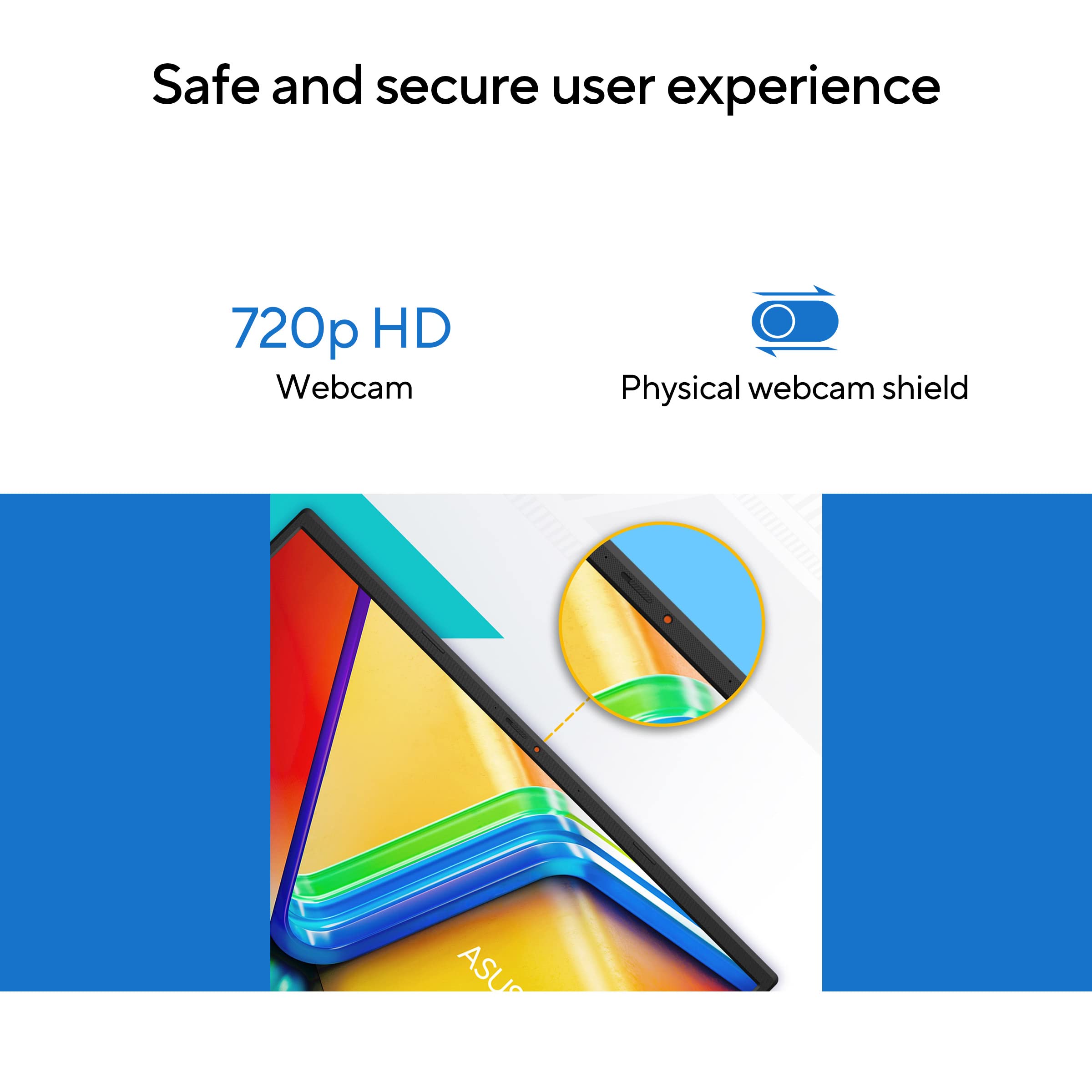 ASUS Vivobook 14 (2025),13th Gen, Intel Core i3-1315U, 8GB RAM, 512GB SSD, FHD, 14", (35.5 cm) Windows 11 Home, M365 Basic(1 Year)* Office 2024,Cool Silver,1.4 Kg, X1404VA-EB321WS, Thin & Light Laptop