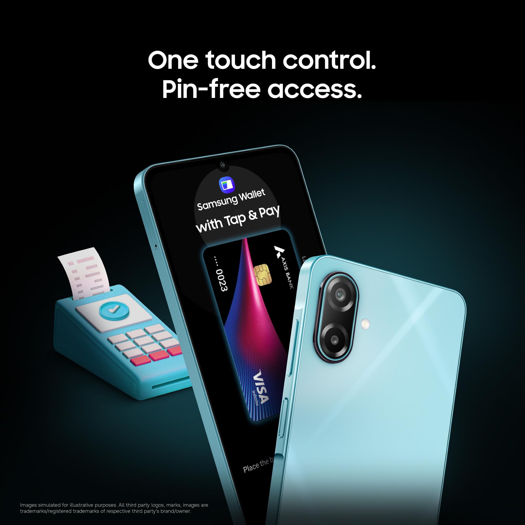 Samsung Galaxy M17e 5G Mobile (Vibe Violet, 4GB RAM, 128GB Storage) | Smoothest 120 Hz Refresh Rate| Monster 6000 mAh Battery | IP54 | 6 Gen OS Upgrades | AI | Gemini Live | Without Charger