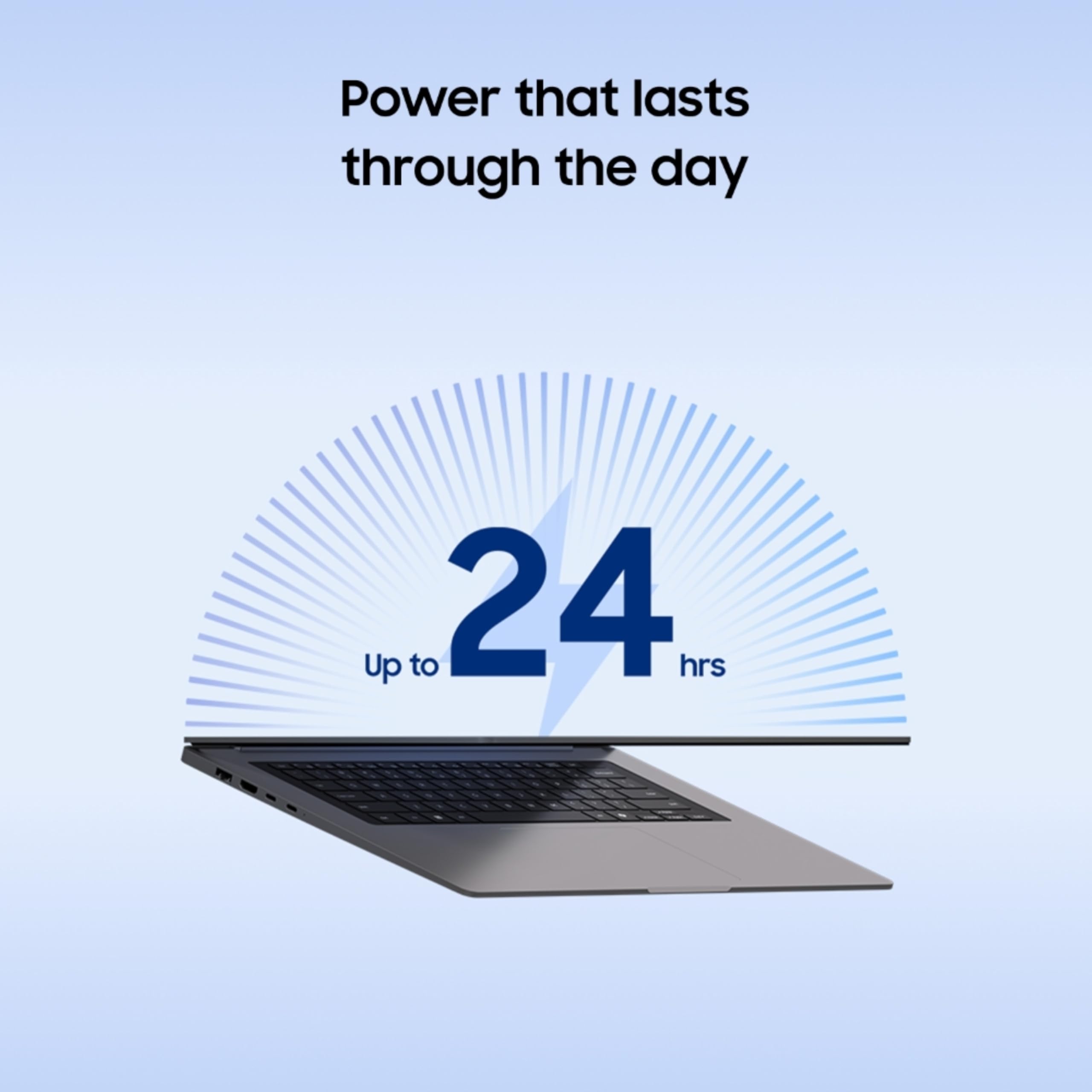 Samsung Galaxy Book6 (Gray, 16GB RAM, 512GB SSD) | Intel Core Ultra 7 (Series 3) | 16" WUXGA+ Display with Touchscreen | 24Hrs Battery Life | 120 Hz Refresh Rate | Dolby Atmos Stereo Speakers | AI PC