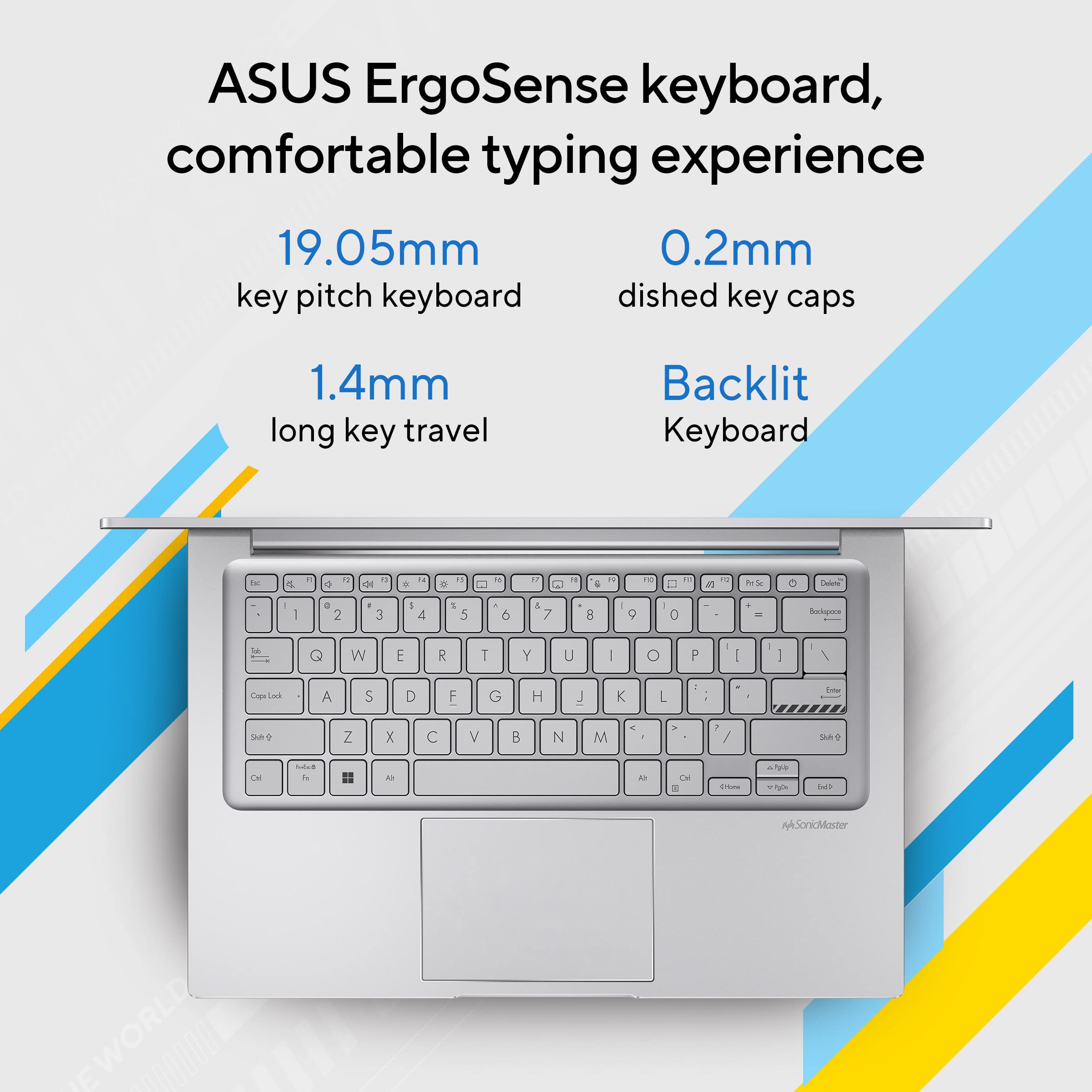 ASUS Vivobook 14 (2025),13th Gen, Intel Core i3-1315U, 8GB RAM, 512GB SSD, FHD, 14", (35.5 cm) Windows 11 Home, M365 Basic(1 Year)* Office 2024,Cool Silver,1.4 Kg, X1404VA-EB321WS, Thin & Light Laptop