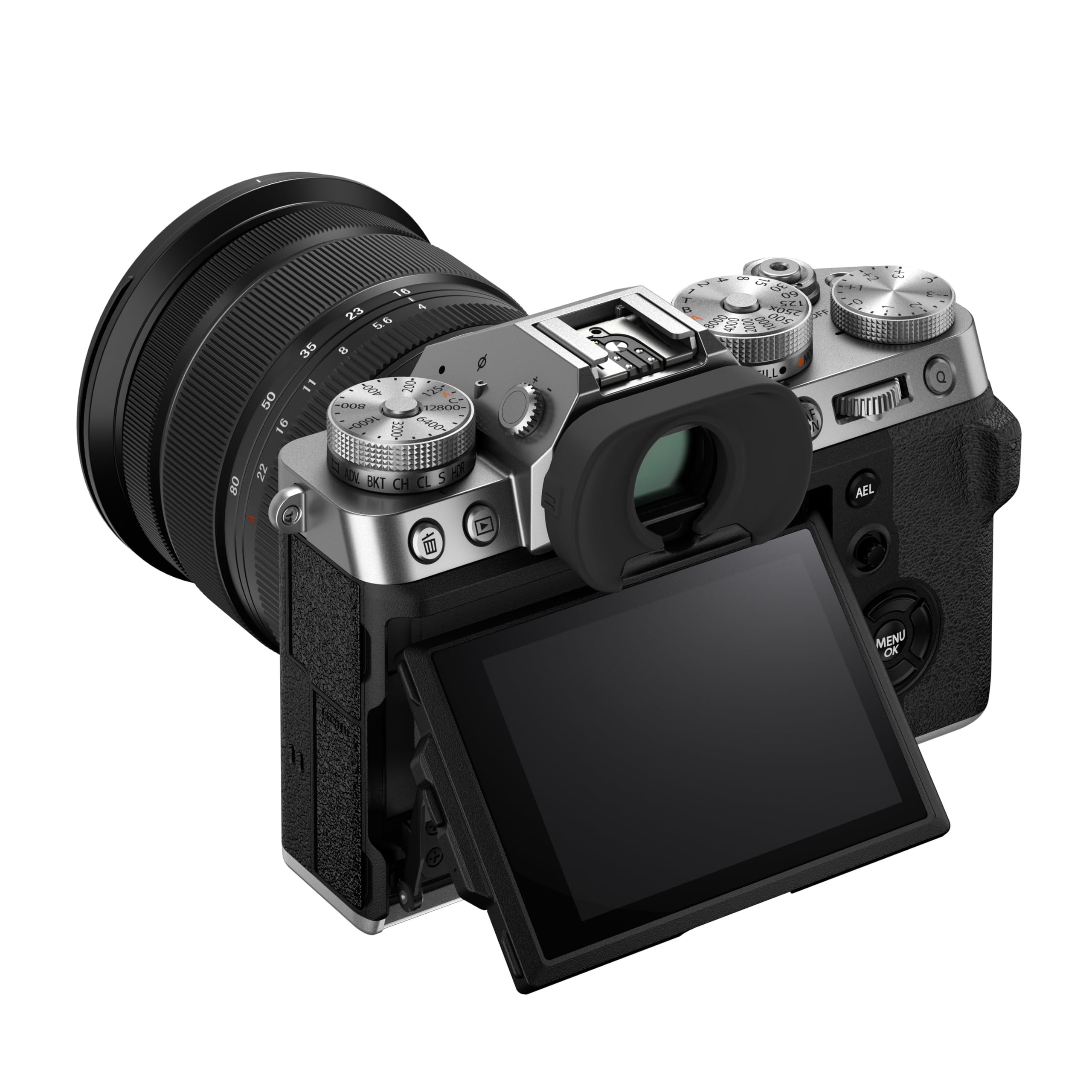 Fujifilm X-T5 40MP APS-C X-Trans Sensor|Smartchoice|Pixel Shift|IBIS System|Ultra high Resolution mirrorless Camera|6k 30p|Quick Lever for Photo/Video with XF 16-80mm f/1:4 Lens -Silver