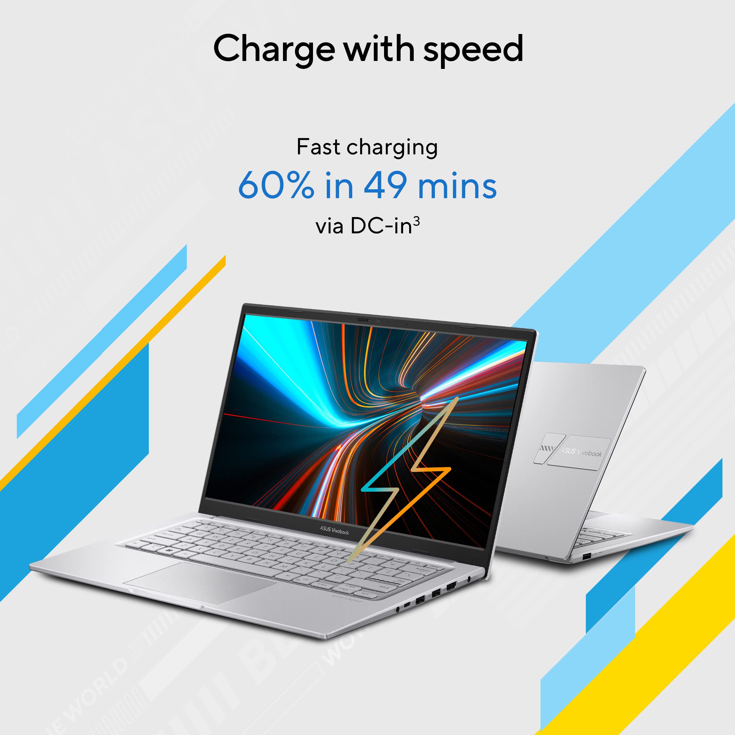 ASUS Vivobook 14 (2025),13th Gen, Intel Core i3-1315U, 8GB RAM, 512GB SSD, FHD, 14", (35.5 cm) Windows 11 Home, M365 Basic(1 Year)* Office 2024,Cool Silver,1.4 Kg, X1404VA-EB321WS, Thin & Light Laptop