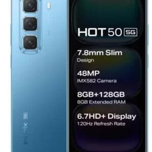 Infinix Hot 50 5G, Vibrant Blue (8GB, 128GB)
