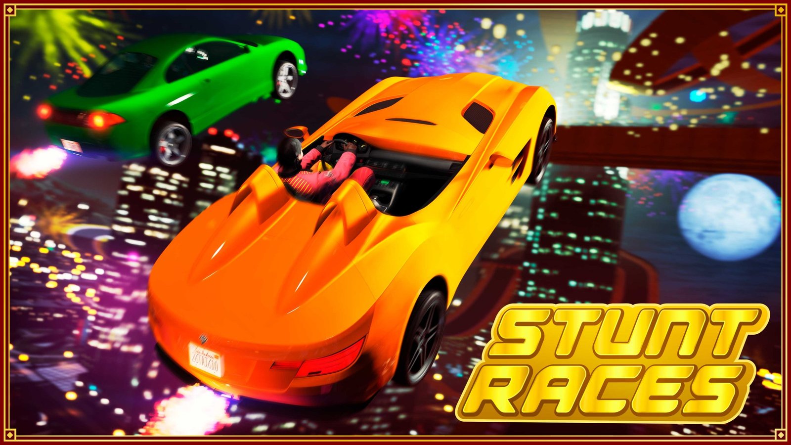 GTA Online promo art for Stunt Races