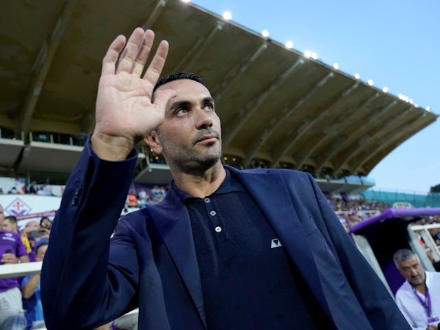 Head Coach Raffaele Palladino Fiorentina v Puskas Academy, Stadio Artemio Franchi, August 22, 2024 Head Coach Raffaele Palladino Fiorentina v Puskas Academy, Stadio Artemio Franchi, August 22, 2024