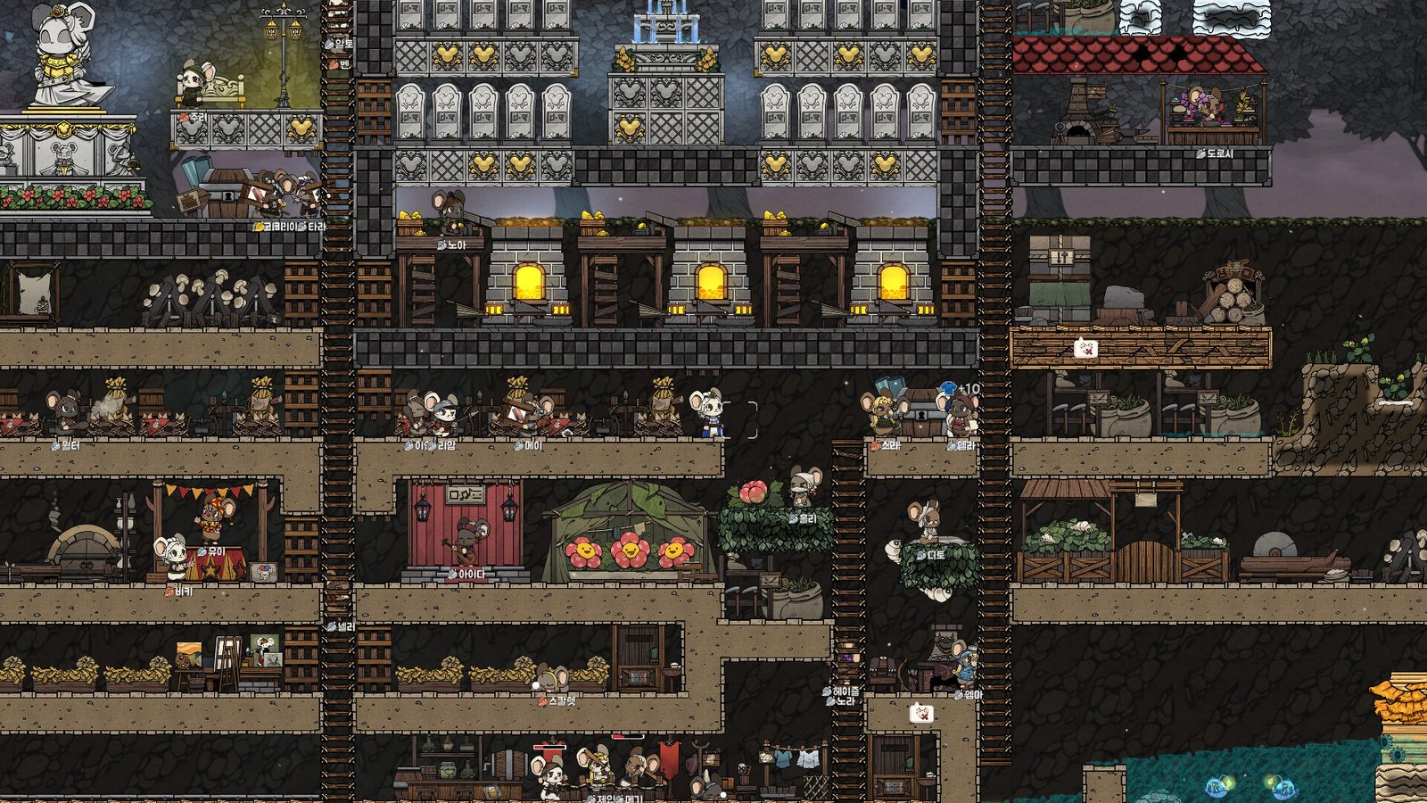 ratopia-steam-strategy-game-colony-sim Ratopia - The 2D rat colony sim in action.