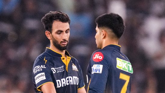 Prasidh Krishna was the standout bowler for GT and eventually the player of the match as well. He finished with figures of 2/19. (PTI)