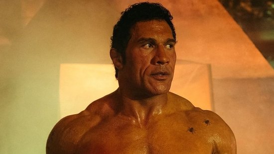 Dwayne Johnson as Mark Kerr in The Smashing Machine. Dwayne Johnson as Mark Kerr in The Smashing Machine.