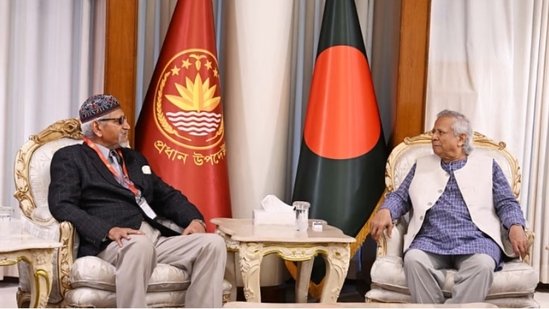 National Independent Investigation Commission head ALM Fazlur Rahman with Chief Adviser of Bangladesh's interim government Muhammad Yunus. (X/@ChiefAdviserGoB) National Independent Investigation Commission head ALM Fazlur Rahman with Chief Adviser of Bangladesh's interim government Muhammad Yunus. (X/@ChiefAdviserGoB)