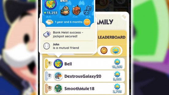 The bell purchase page in Monopoly go.