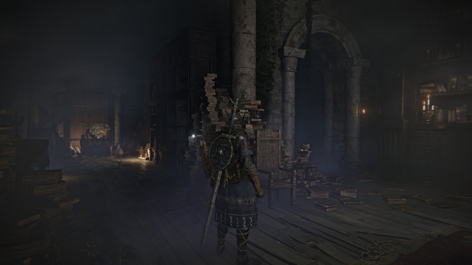 Wylder in front of the west wall near the Visual Codex in Elden Ring Nightreign.