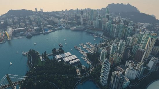 Minecraft cities - Mattupolis looks a lot like Chicago from the air.