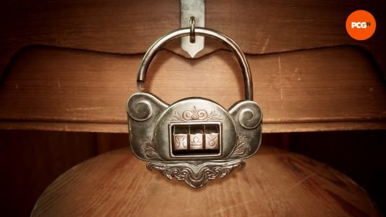 alone-in-the-dark-combination-lock-solution-6 The solution of the Alone in the Dark room 6 combination lock, showing the symbols for pisces, libra, and taurus.