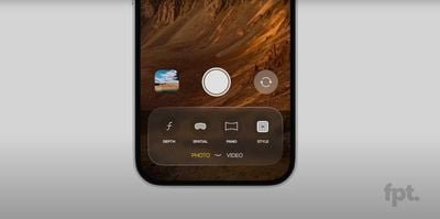 Alleged iOS 19 Camera App Render