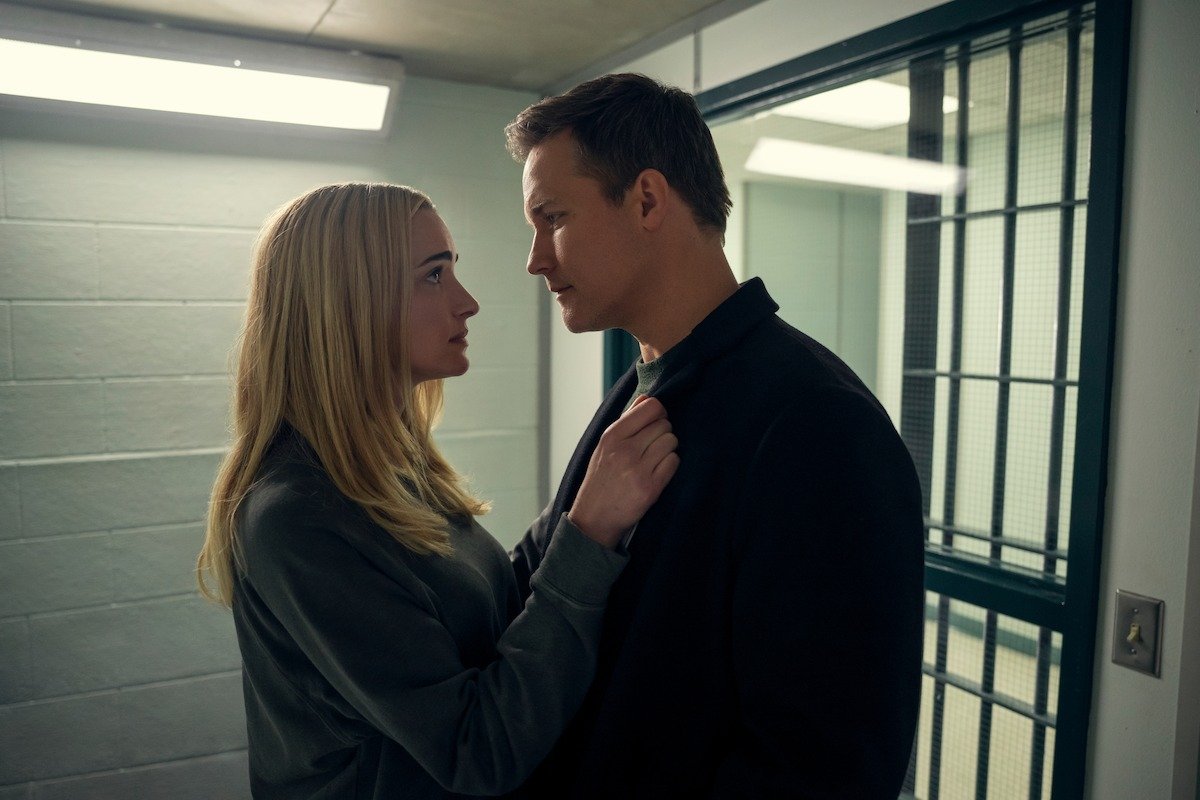 Brianne Howey as Georgia Miller, Scott Porter as Paul in ‘Ginny & Georgia’ Season 3