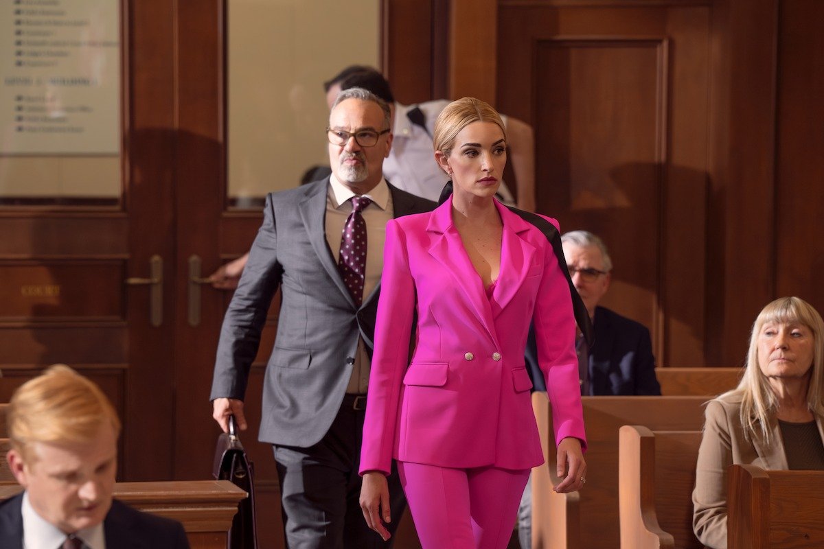 Matthew MacFadzean as Mr. Foley, Tony Nappo as Josh, Brianne Howey as Georgia Miller in ‘Ginny & Georgia’ Season 3