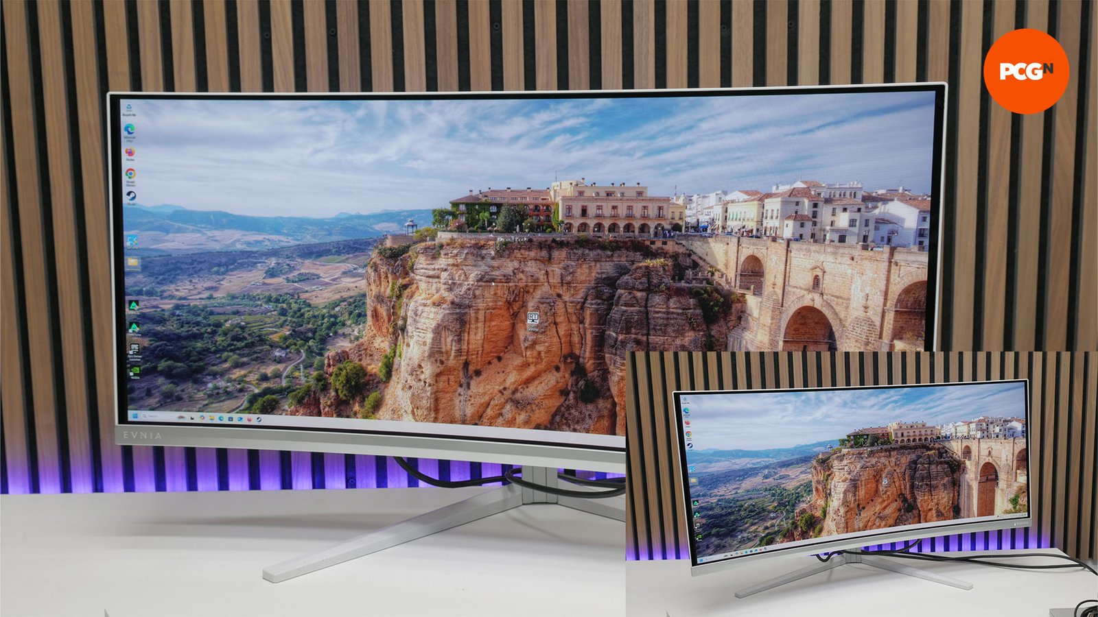 philips evnia 34m2c8600 review 08 - panel rotation
