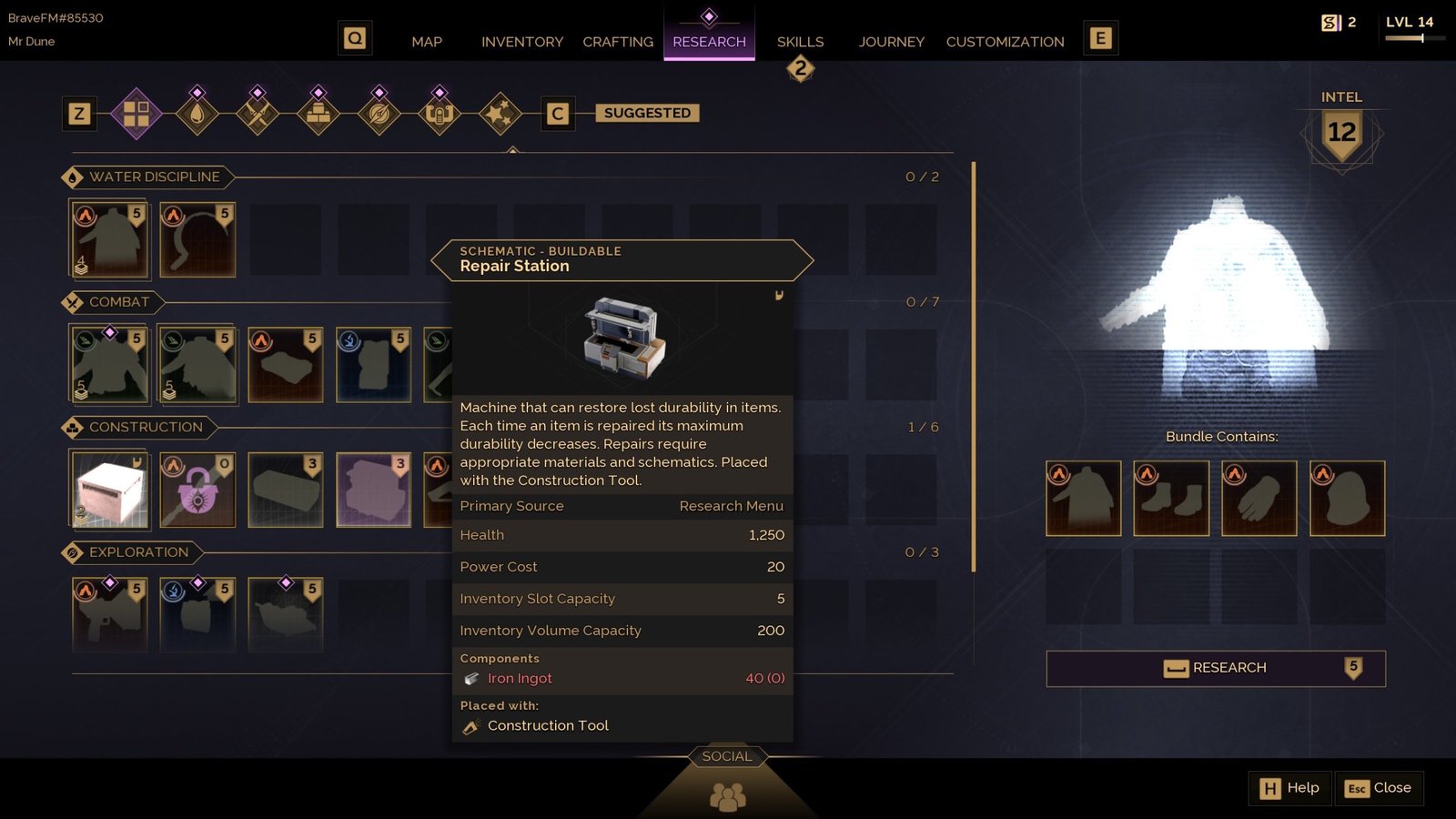 An image of Dune Awakening’s repair machine
