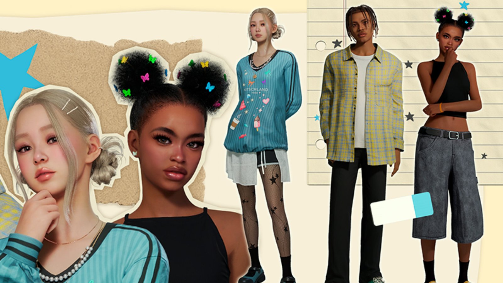 Inzoi June update - A showcase of some of the new character items.