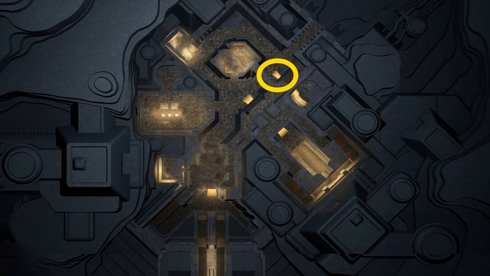 A map image showing where to find the Bene Gesserit advanced trainer in Dune Awakening