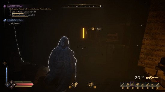 Approaching the planetologist in dune awakening.