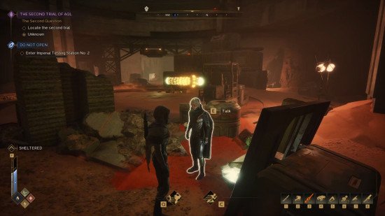 Talking to the advanced planetologist in dune awakening.