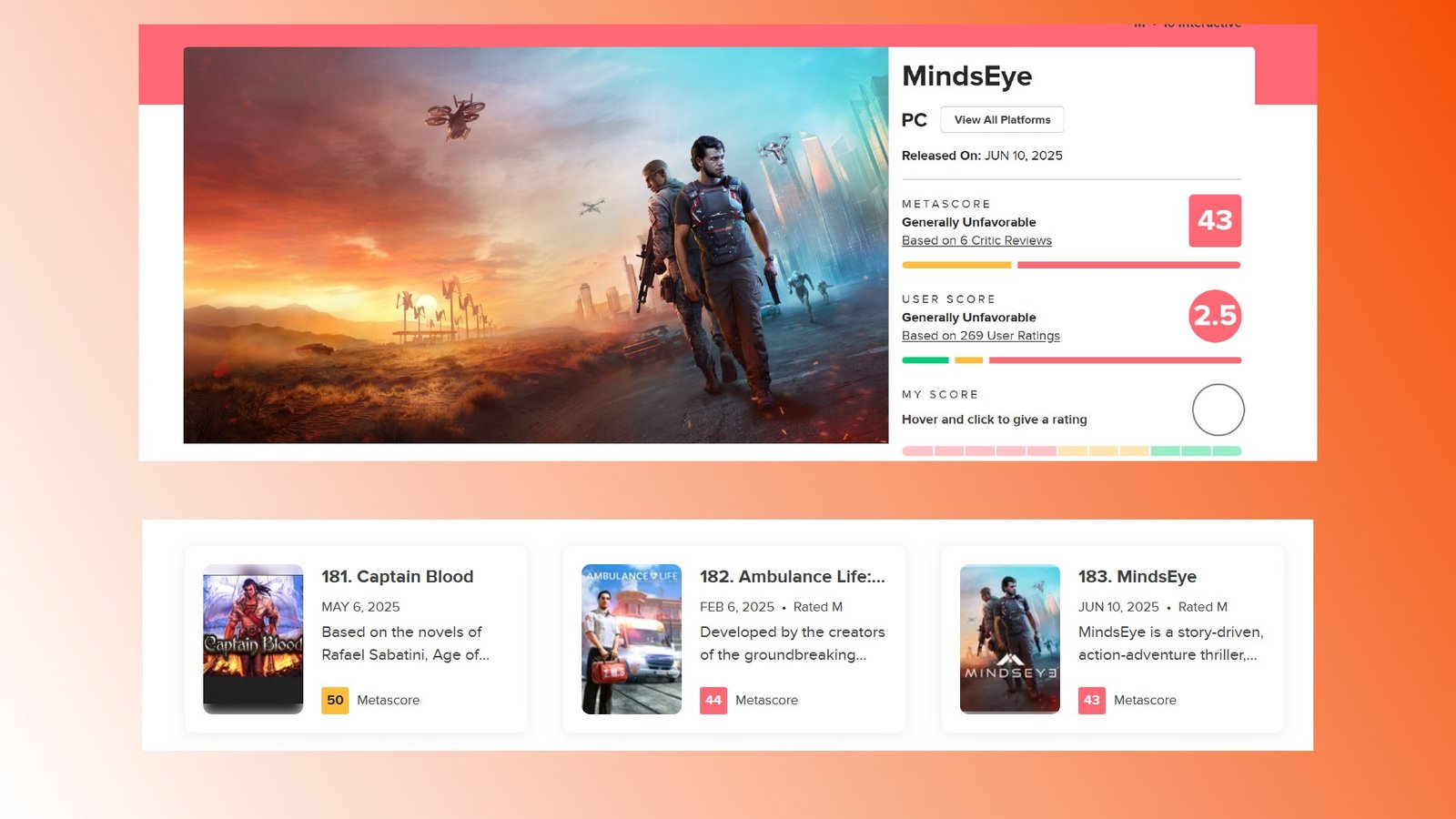 mindseye-reviews-steam-sandbox-game-build-a-rocket-boy-gta-leslie-benzies-1 Mindseye review scores: Ratings for Build A Rocket Boy sandbox game Mindseye