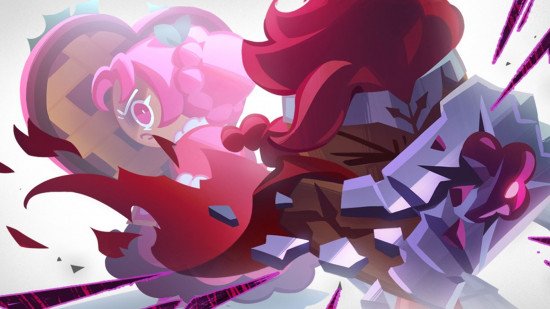 cookie-run-kingdom-tier-list-pcgamesn-1 A cookie run kingdom character attacking.