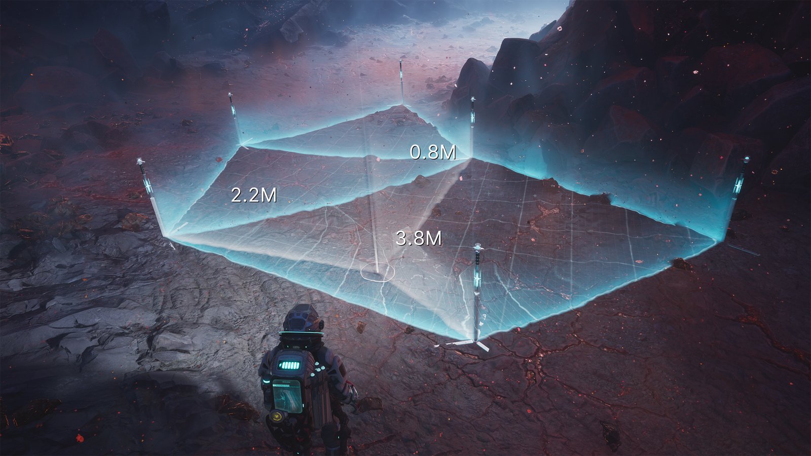 A scanned area in The Alters.