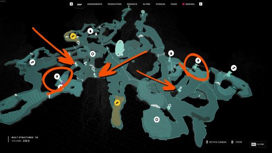 the-alters-minerals-locations-act-2-pcgamesn Act 2 minerals location in the alters.