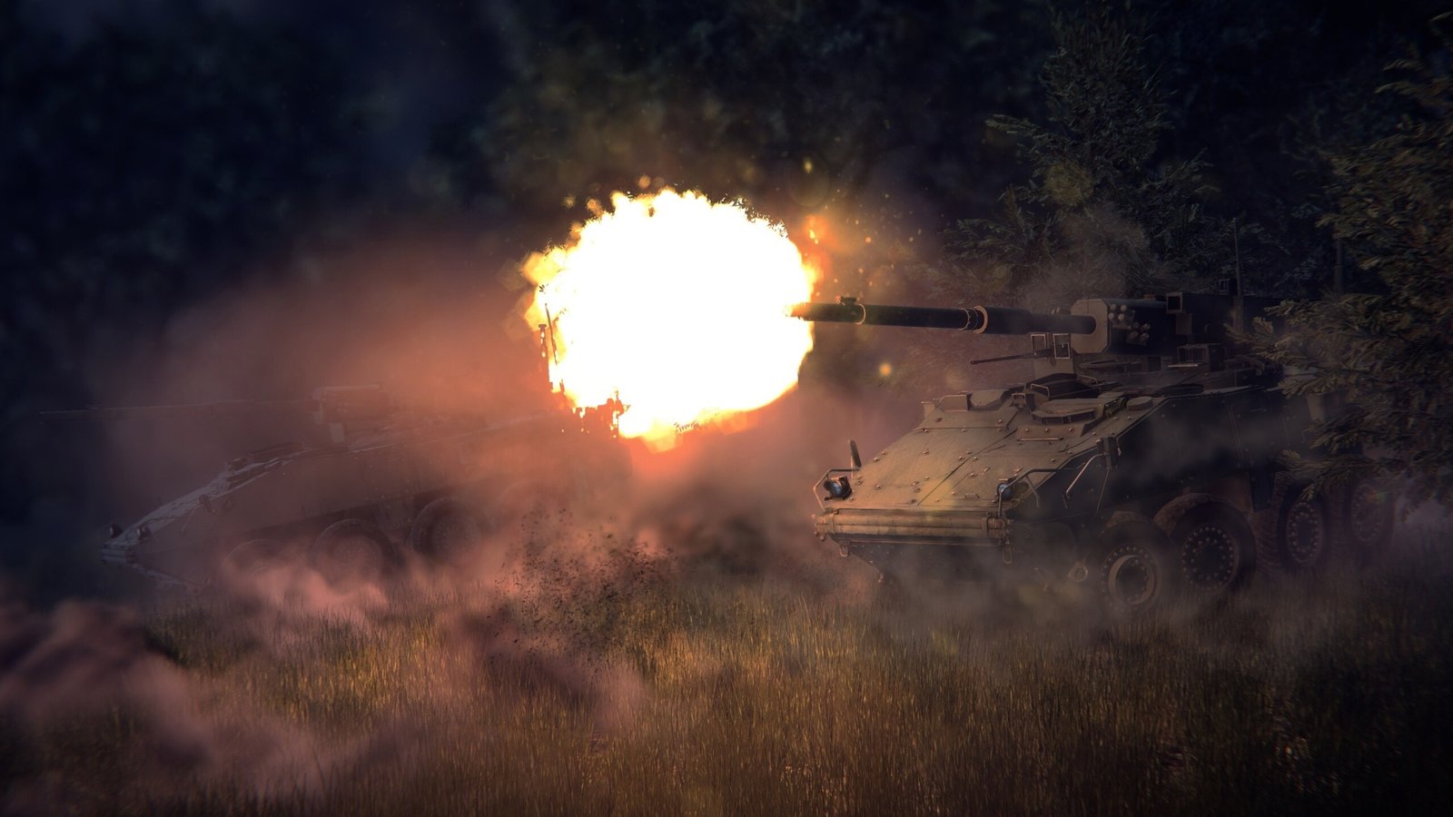 Broken Arrow skirmish mode: A tank in Steam RTS game Broken Arrow