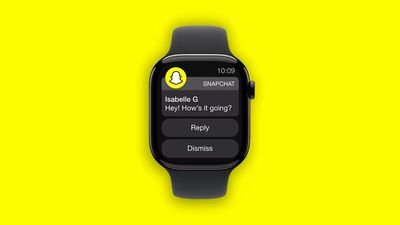 snapchat apple watch