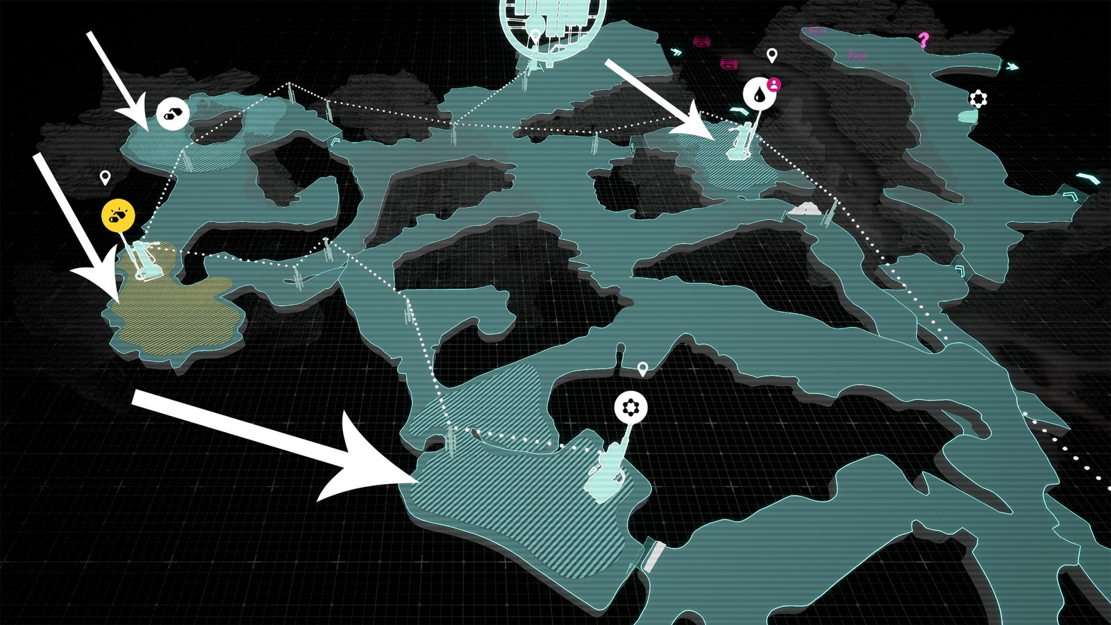 The Alters map showing resource deposits.