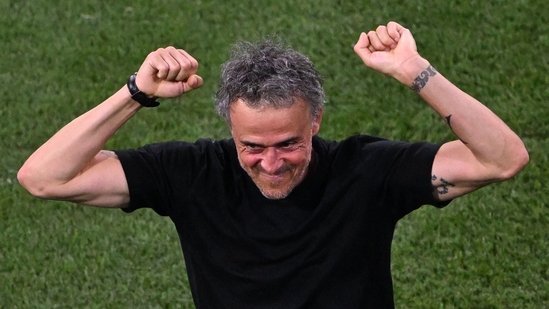 Luis Enrique paid tribute to his daughter, Xana, after PSG's Champions League win(AFP)