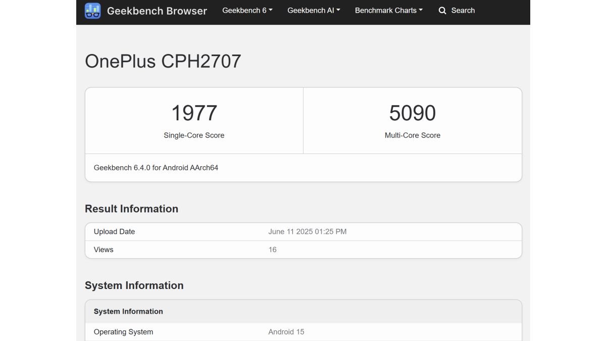 geekbench listing nord 5 geekbench-listing-nord