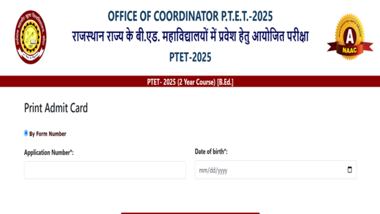 PTET Admit Card 2025 released at ptetvmoukota2025.in, direct link here 