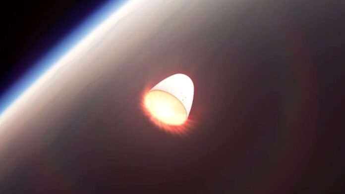 NASA to Gather Reentry Imagery of European Commercial Capsule Using