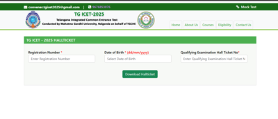 TS ICET hall ticket released at icet.tsche.ac.in: Direct link to download admit cards here
