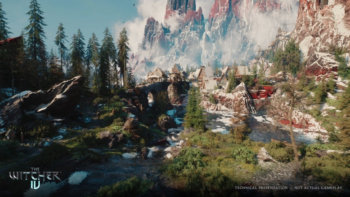 The Witcher 4 UE5 tech demo PS5 Village EN witcher 4